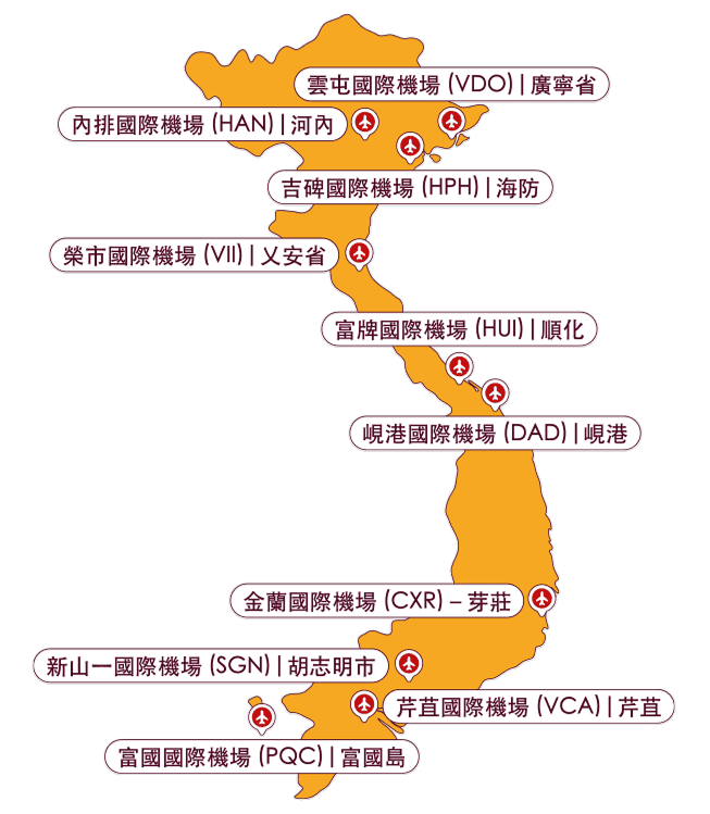vietnam entry points airports