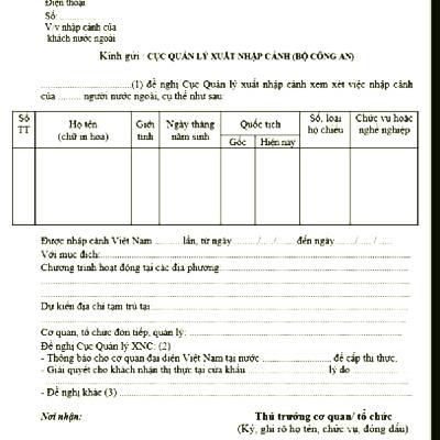 vietnam na2 form